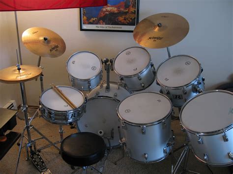 rogers  piece drum set