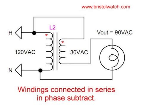 voltage buck boost transformer connections tutorial
