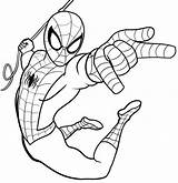 Spiderman Colorear24 Tienes sketch template