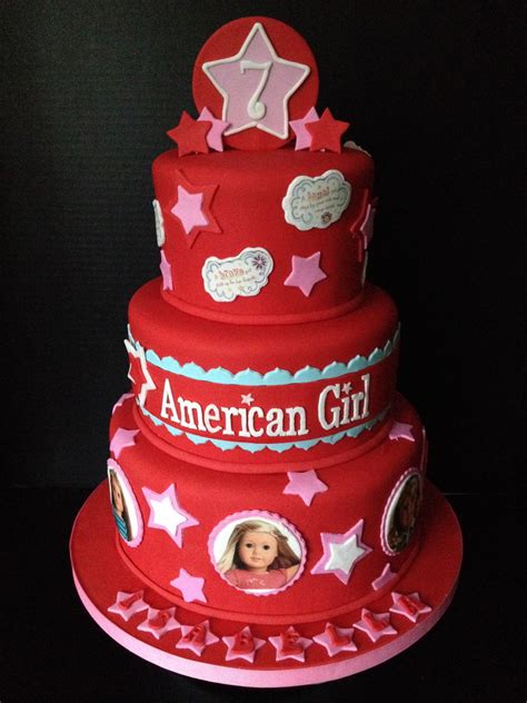 american girl doll cake all fondant with edible images