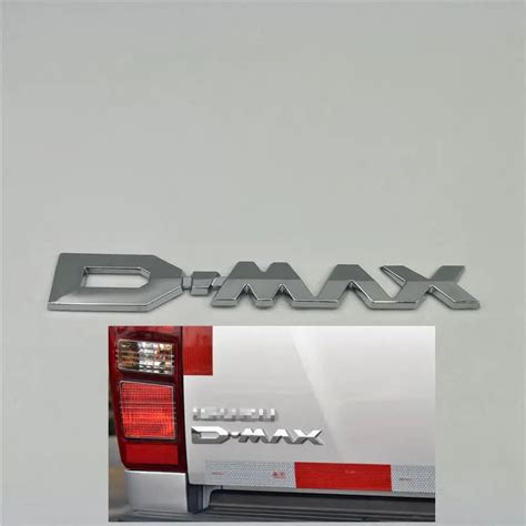 dmax logo emblem rear trunk tail lid badge sticker  isuzu  max pick    buy