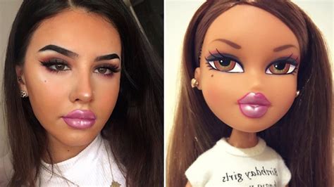 bratz doll inspired makeup        officially