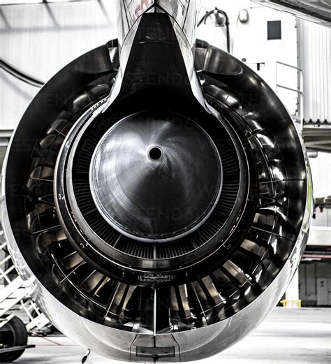 turbine jet engine rear   airliner stock photo