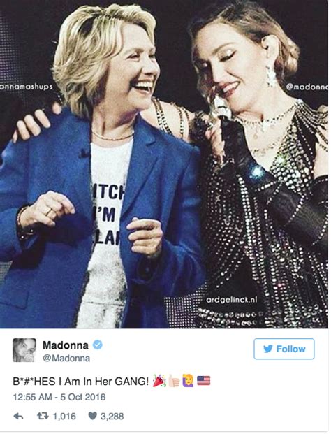 madonna “offers” oral sex to hillary voters vide photos