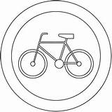 Velo Routiere Panneau Securite Znaki Drogowe Kolorowanki Dzieci Bicyclette Verkehrszeichen Fahrrad Colorier Ausmalbild Verboten Fahrrader sketch template