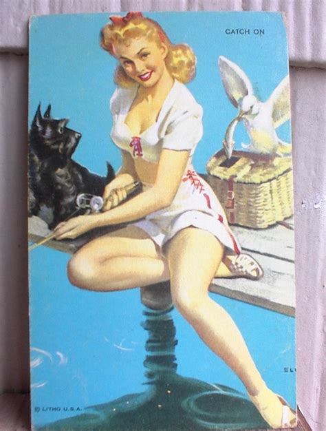 Pin Up Girl Vintage Art Sex World War 2 Wwii 1940s Scotish