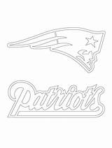 Patriots Coloring Logo Pages England Choose Board Printable Football sketch template