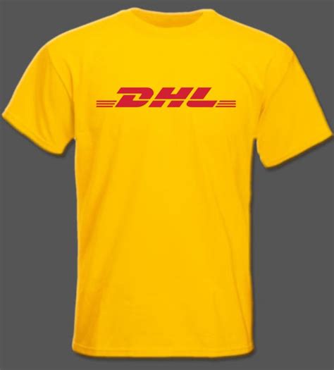 dhl yellow  shirt