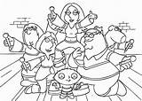 Family Guy Coloring Pages Printable Book Sheets Clipart Colouring Comments Library Kids sketch template