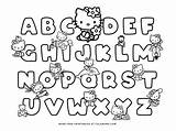 Kitty Hello Printables Coloring Abc Pages Alphabet Color Letter Tulamama Hellokitty sketch template