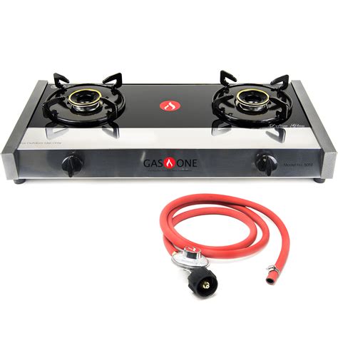 propane gas range stove deluxe  burner tempered glass cook top auto ignition