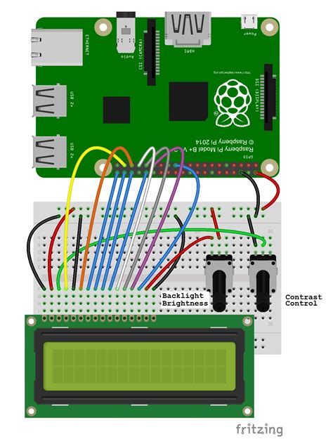 setup  lcd   raspberry pi  program    circuit basics