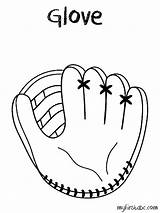 Baseball Glove Clipart Coloring Mit Mitt Drawing Clip Pages Template Color Cliparts Easy Obj Cartoon Bats Book Sketch Printable Getdrawings sketch template