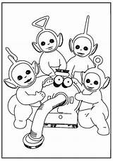 Teletubbies Coloring Pages Printable Birthday Teletubbie Printables Sheets Au Tubby Print Choose Kids Board Magiccolorbook sketch template
