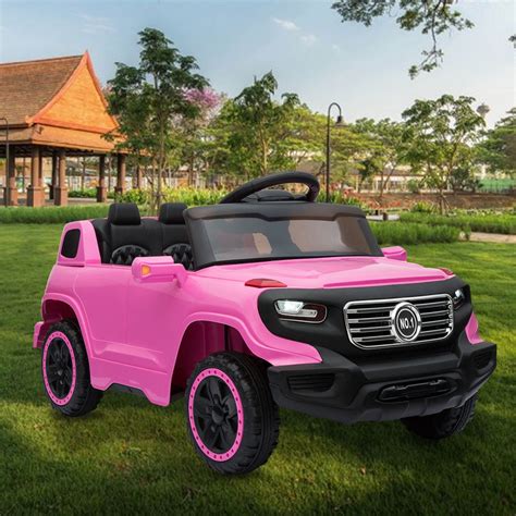 veryke electric cars  kids pink mini car toy  kids battry powered ride  mini jeep car