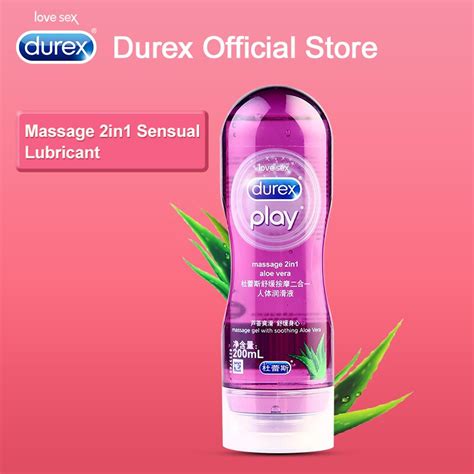 durex play massage 2in1 aloe vera lubricant smoothing lube massage gel