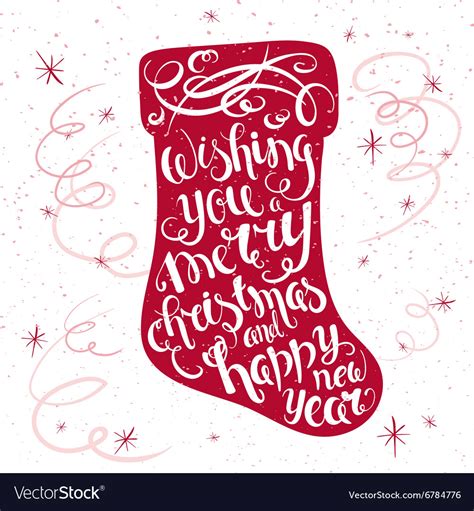 printable inspiring christmas lettering royalty  vector