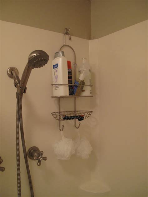 hang shower caddy home sweet rental