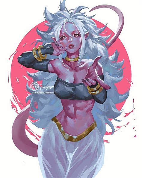 android 21 by jetty by thejettyjetshow anime dragon ball gt dragon z