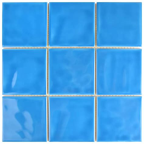 merola tile twist square blue sky        ceramic