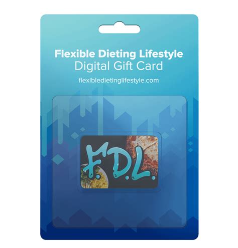 digital gift card  flexible dieting lifestyle