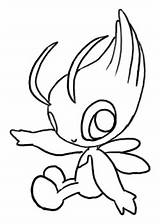 Celebi Coloring Template Outline Pages sketch template