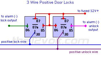 multiple wire power door lock systems add auto lockunlock