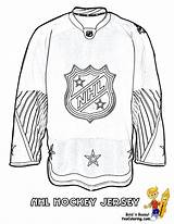 Hockey Jerseys Coloriage Blackhawks Nhl Ducks Rangers Gongshow Canadiens Montreal Template sketch template