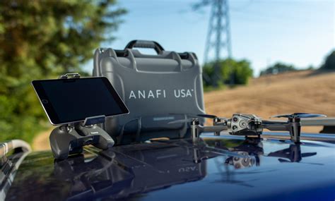 anafi usa targets dji  newest parrot drone  law enforcement  enterprise dronelife
