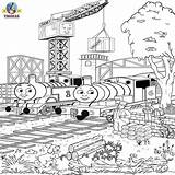 Thomas Train Printable Coloring Friends Engine Tank Scenery Sheets Toys Drawing Games Kids Old sketch template