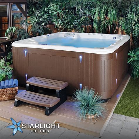 Starlight Hot Tubs 6 Person 45 Jet Spa With Waterfall