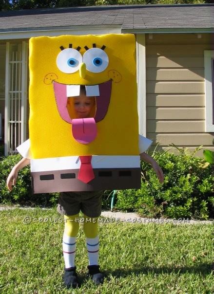 Homemade Spongebob Costume People Thought Spongebob Was