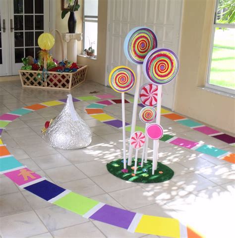 life size game  candy land themed party candy themed party candy