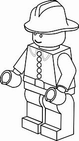 Lego Clipart Coloring Fireman Cliparts Pages Town Colouringbook Svg Favorites Add sketch template