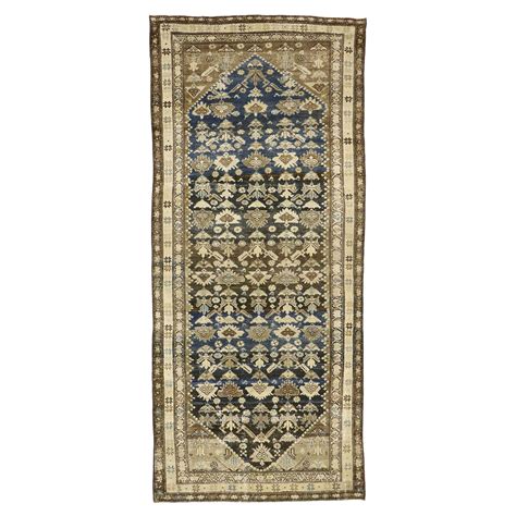 Vintage Persian Gallery Malayer Rug In Saturated Colours For Sale At