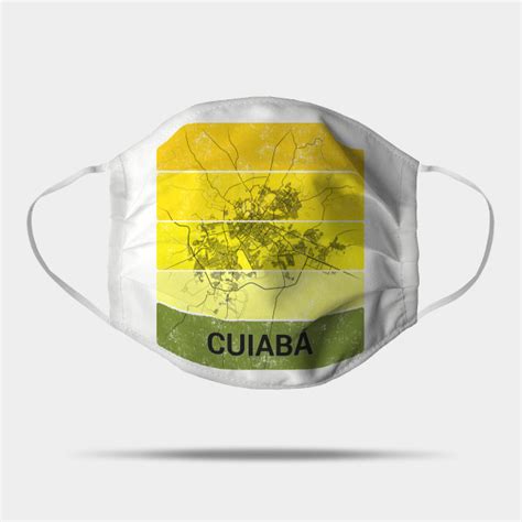 Cuiabá Brasil Brazil Mato Grosso City Map Cuiab Mask