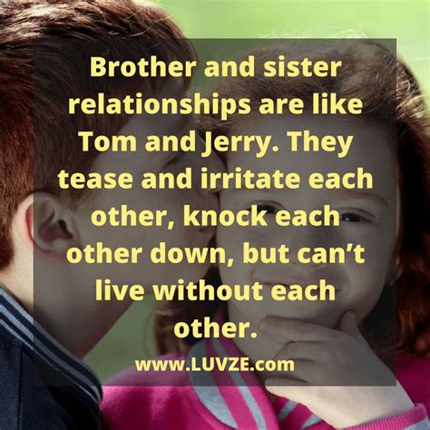 135 Cute Brother Sister Quotes Sayings And Messages Sister Quotes