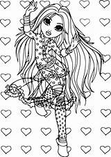 Friends Coloring Pages Template Anime Coloriage Imprimer Gratuit Moxie Girlz sketch template