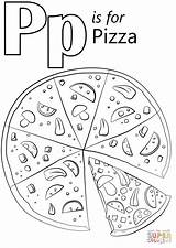 Pizza Letter Coloring Pages Printable Prayer Paper Brilliant Colorings Albanysinsanity sketch template