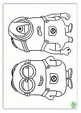 Coloring Minions Pages Dinokids sketch template