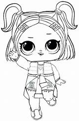 Lol Coloring Pages Dolls Print Kids sketch template