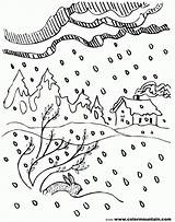 Coloring Storm Snow Pages Thunderstorm Jesus Blizzard Falling Tornado Drawing Clipart Calming Kids Winter Mountain Getcolorings Color Library Printable Getdrawings sketch template