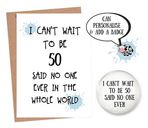 50th Birthday Card Funny Funny 50th Birthday Cards For Men And Women