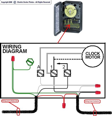 time clock contactor wiring diagram organicic