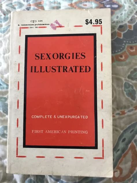 Sex Orgies Illustrated 1969 1st Ed Paperback Collectors Publication