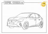 Opel Opelpost sketch template