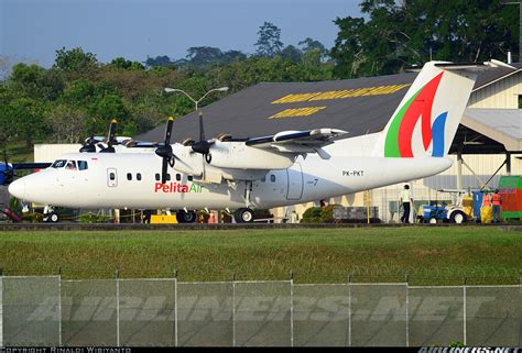 de havilland canada dhc   dash  pelita air service aviation photo  airlinersnet