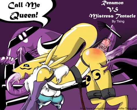 renamon vs mistress tentacle by tking hentai foundry