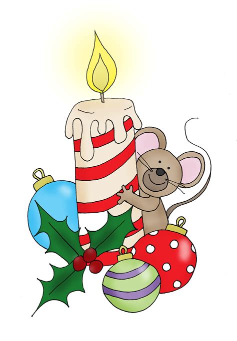 dearie dolls digi stamps christmas candle