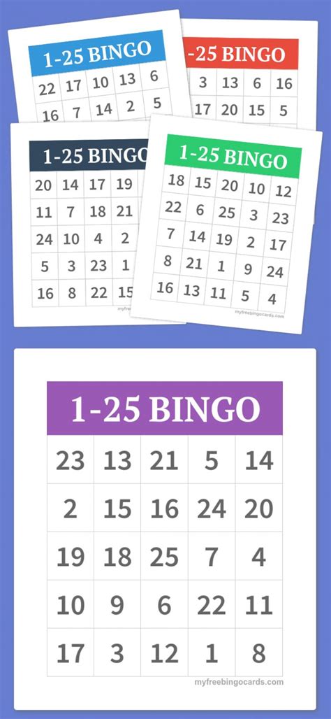 printable number bingo cards printable bingo cards